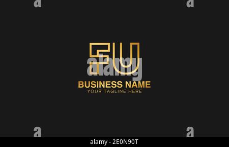 FY F Y initial based letter typography logo design vector Stock Vector