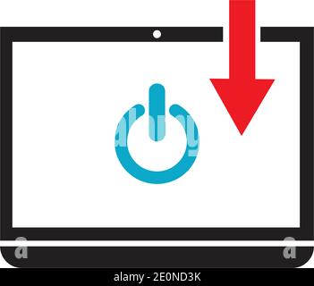 Download icon vector symbol illustration design template Stock Vector