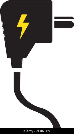 electrical plug Logo Template vector icon illustration design Stock Vector