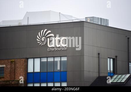 Newhaven East Sussex UK - UTC@harbourside was a University Technical College which closed in July 2019 Stock Photo