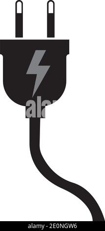 electrical plug Logo Template vector icon illustration design Stock Vector