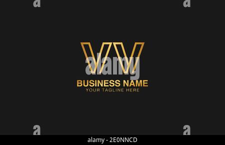VV V initial logo | initial  based abstract modern minimal creative logo, vector template image. luxury logotype logo. Typography  initials logo. Stock Vector