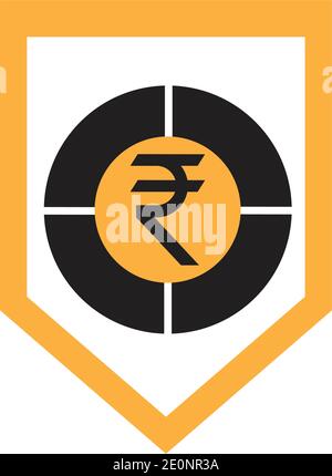 euro money vector icon illustration design template - vector Stock Vector