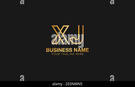 XJ X J initial logo | initial  based abstract modern minimal creative logo, vector template image. luxury logotype logo. Typography  initials logo. Stock Vector