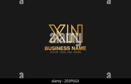 XN X N initial logo | initial  based abstract modern minimal creative logo, vector template image. luxury logotype logo. Typography  initials logo. Stock Vector