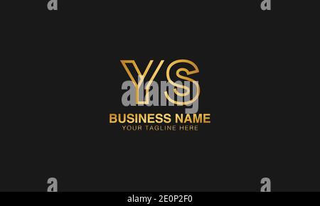 YS Y S initial logo | initial  based abstract modern minimal creative logo, vector template image. luxury logotype logo. Typography  initials logo. Stock Vector