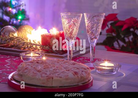 Photo Of A Dining Table With Colorful Place Mats Plates And Utensils Stock Photo Alamy