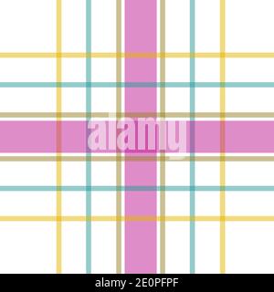 Plaid vector repeat seamless pattern Stock Vector