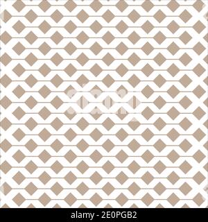 Linear Vector Seamless Pattern with Geometric Elements Stock Vector