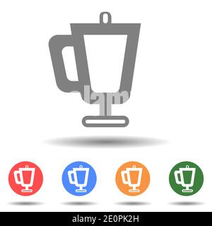 Blender icon vector logo with a isolated background Stock Vector