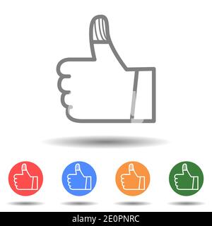 Injured wounded bandage finger icon vector logo isolated on background Stock Vector