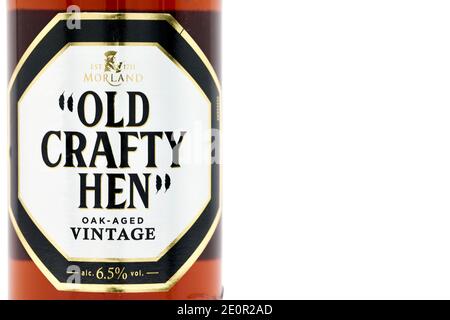 Old Crafty Hen Stock Photo