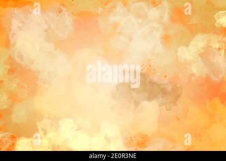 Watercolor painted background. Modern art. Colorful contemporary artwork. Color strokes of paint. Stock Vector