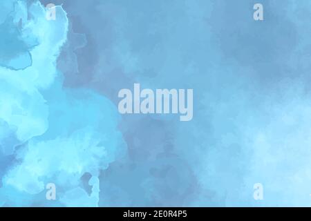 Watercolor painted background. Modern art. Colorful contemporary artwork. Color strokes of paint. Stock Vector