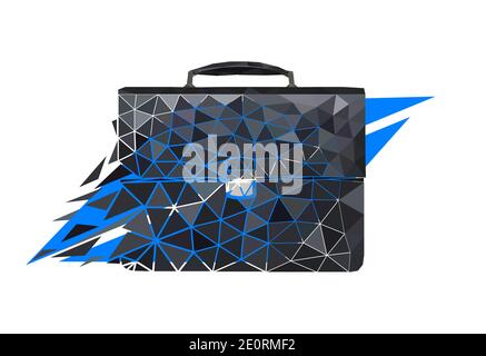 Vector diplomat in paper art style Stock Vector