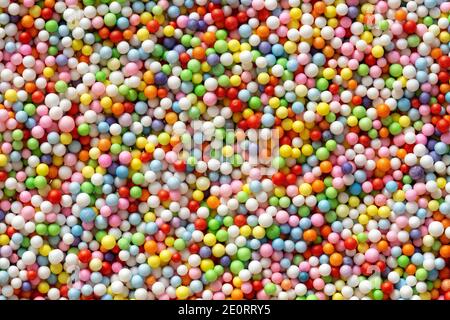 Colorful sugar sprinkles close up Stock Photo