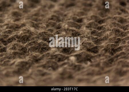 Knitted texture, close-up, wool fluff Stock Photo
