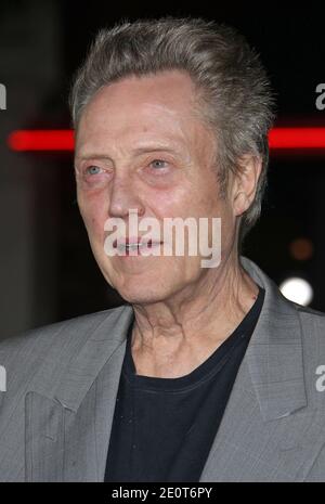 Christopher Walken attending the CBS Films premiere for Seven Psychopaths at Mann's Bruin Theatre in Los Angeles, CA, USA, October 1, 2012. (Pictured: Christopher Walken). Photo by Baxter/ABACAPRESS.COM Stock Photo