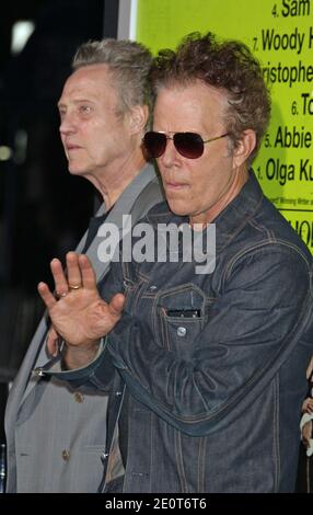 Christopher Walken, Tom Waits attending the CBS Films premiere for Seven Psychopaths at Mann's Bruin Theatre in Los Angeles, CA, USA, October 1, 2012. (Pictured: Christopher Walken, Tom Waits). Photo by Baxter/ABACAPRESS.COM Stock Photo