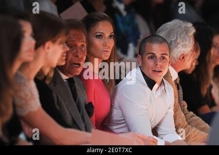 Valentino Garavani, Jennifer Lopez and Casper Smart Paris Fashion Week ...
