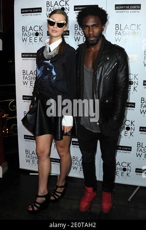 Anna Potapenko and Joe Williams attending the Black Fashion Week opening party held at the Buddha Bar in Paris, on October 4, 2012. Photo by Aurore Marechal/ABACAPRESS.COM Stock Photo