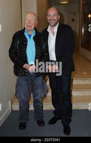 Simo Brok Peter Brook and his son Simon Brook attending the premiere of 'Tell me ...
