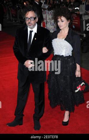 Tim Burton and Helena Bonham Carter attending the Premiere of Frankenweenie opening the BFI London Film Festival at Odeon Leicester Square on October 10, 2012 in London, UK. Photo by Aurore Marechal/ABACAPRESS.COM Stock Photo