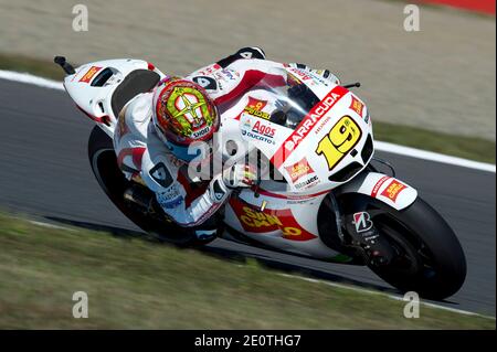 Spain's MotoGP rider Alvaro Bautista from Honda Gresini during the MotoGP Japan Grand Prix in Motegi, Japan on October 14, 2012. Photo by Malkon/ABACAPRESS.COM Stock Photo