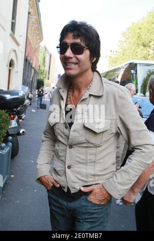 Singer Jean-Luc Lahaye poses at a press conference ahead of the screening of new movie 'Stars 80' in Lille, northern France on September 10, 2012. Photo by Sylvain Lefevre/ABACAPRESS.COM Stock Photo