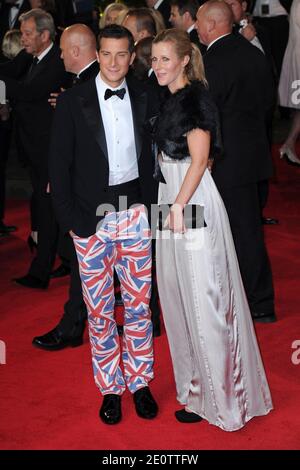 Bear Grylls and Shara Cannings Knight attending the latest James Bond Skyfall premiere at Royal Albert Hall in London, UK, on october 23, 2012. Photo by Aurore Marechal/ABACAPRESS.COM Stock Photo