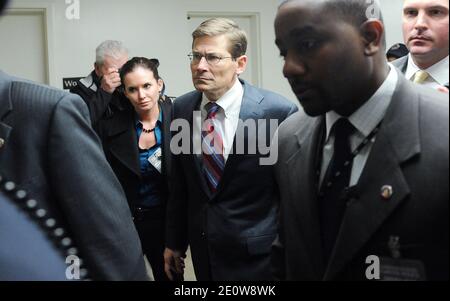 Michael Morell, Petraeus's former second-in-command, who's now serving as acting CIA director arrives at a closed briefing on the attacks in Benghazi, Libya on November 13, 2012 on Capitol Hill in Washington, DC, USA. Photo by Olivier Douliery/ABACAPRESS.COM Stock Photo