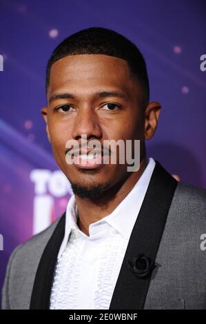 Nick Cannon arrives at Nickelodeon's 2012 TeenNick HALO Awards held at Hollywood Palladium in Los Angeles, Ca, USA November 17, 2012. Photo by Lionel Hahn/ABACAPRESS.COM Stock Photo