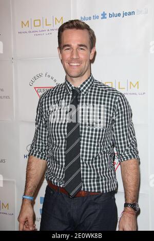 James Van Der Beek arrives to the Autism Speaks 'Blue Tie Blue Jean Ball' in Beverly Hills, Los Angeles, CA, USA on November 29, 2012. Photo by Krista Kennell/ABACAPRESS.COM Stock Photo