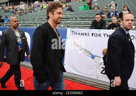 Dec. 1, 2012 - Carson, California, USA - Actor Gerard Butler and Kobe Bryant  of the LA Lakers attends the 2012 MLS Cup between the LA Galaxy and the  Houston Dynamo at