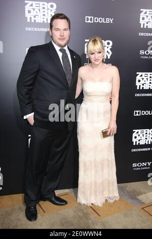 Chris Pratt and Anna Faris attending the premiere of 'Zero Dark Thirty' at The Dolby Theatre in Hollywood, Los Angeles, CA, USA on December 10, 2012. Photo by Krista Kennell/ABACAPRESS.COM Stock Photo