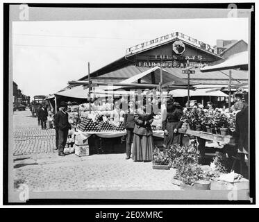 Lexington market, Baltimore, Maryland Stock Photo