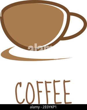Coffee  logo template vector flat design Stock Vector