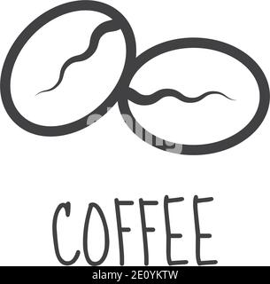 Coffee  logo template vector flat design Stock Vector