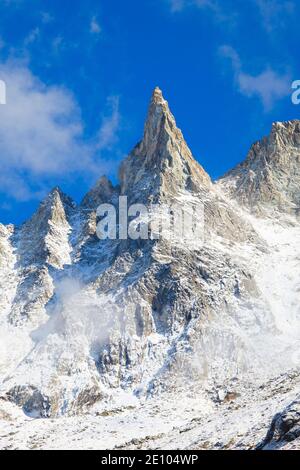 Aiguille de la Tsa, 3668 m, Valais, Switzerland, Europe Stock Photo