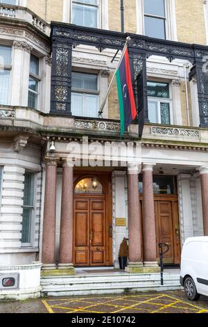 Libyan Embassy, Knightsbridge Stock Photo