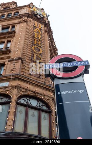 Harrods London Stock Photo