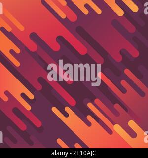 Abstract purple rounded lines pattern design of colorful template decoration template. Overlapping of elements style wavy fluid style background. Stock Vector