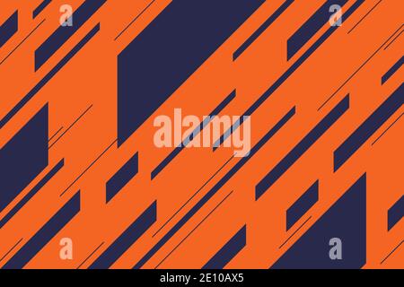 Abstract minimalistic geometric line element pattern of pairing colors design template. Decorative of trendy design elements style overlapping. illust Stock Vector
