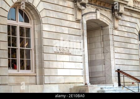 Cannon House Office Building is located in Washington DC Stock Photo