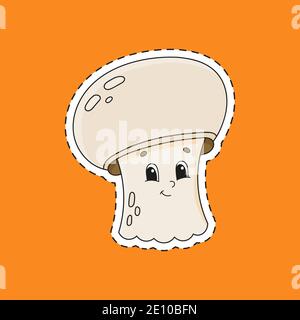 Cute character. Colorful vector illustration. Cartoon style. Isolated on white background. Design element. Template for your design, books, stickers, Stock Vector