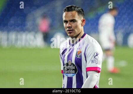 Roque Mesa of Real Valladolid during the Spanish championship La Liga football match between Getafe CF and Real Valladolid CF on January / LM Stock Photo