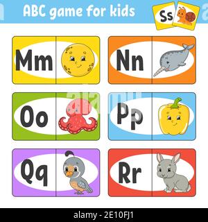 https://l450v.alamy.com/450v/2e10fj1/set-abc-flash-cards-alphabet-for-kids-learning-letters-education-developing-worksheet-activity-page-for-study-english-game-for-children-funny-ch-2e10fj1.jpg