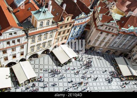 PRAGUE, CZECH REPUBLIC - May 30, 2016: A self painting bricks for sale ...