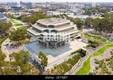 Geisel Library, University of California San Diego, UCSD, San Diego, CA, USA Stock Photo