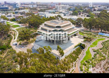 Geisel Library, University of California San Diego, UCSD, San Diego, CA, USA Stock Photo